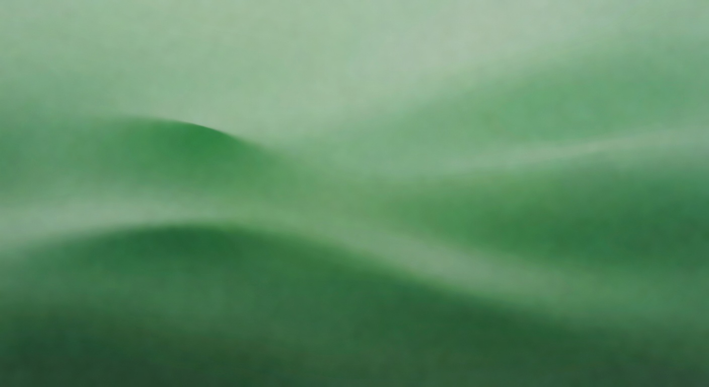 Calm, relaxing green abstract background